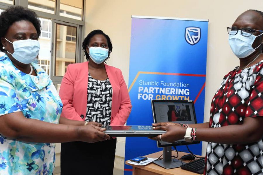stanbic foundation laptop donation